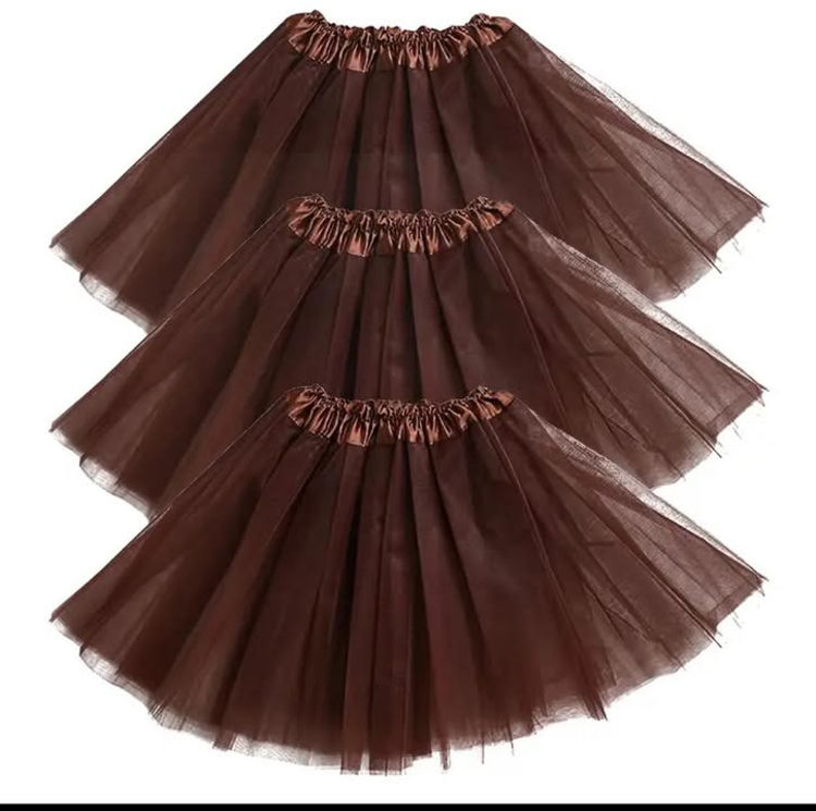 Picture of CTB599 CHILD SIZE BROWN TUTU 4 - 16 YEARS